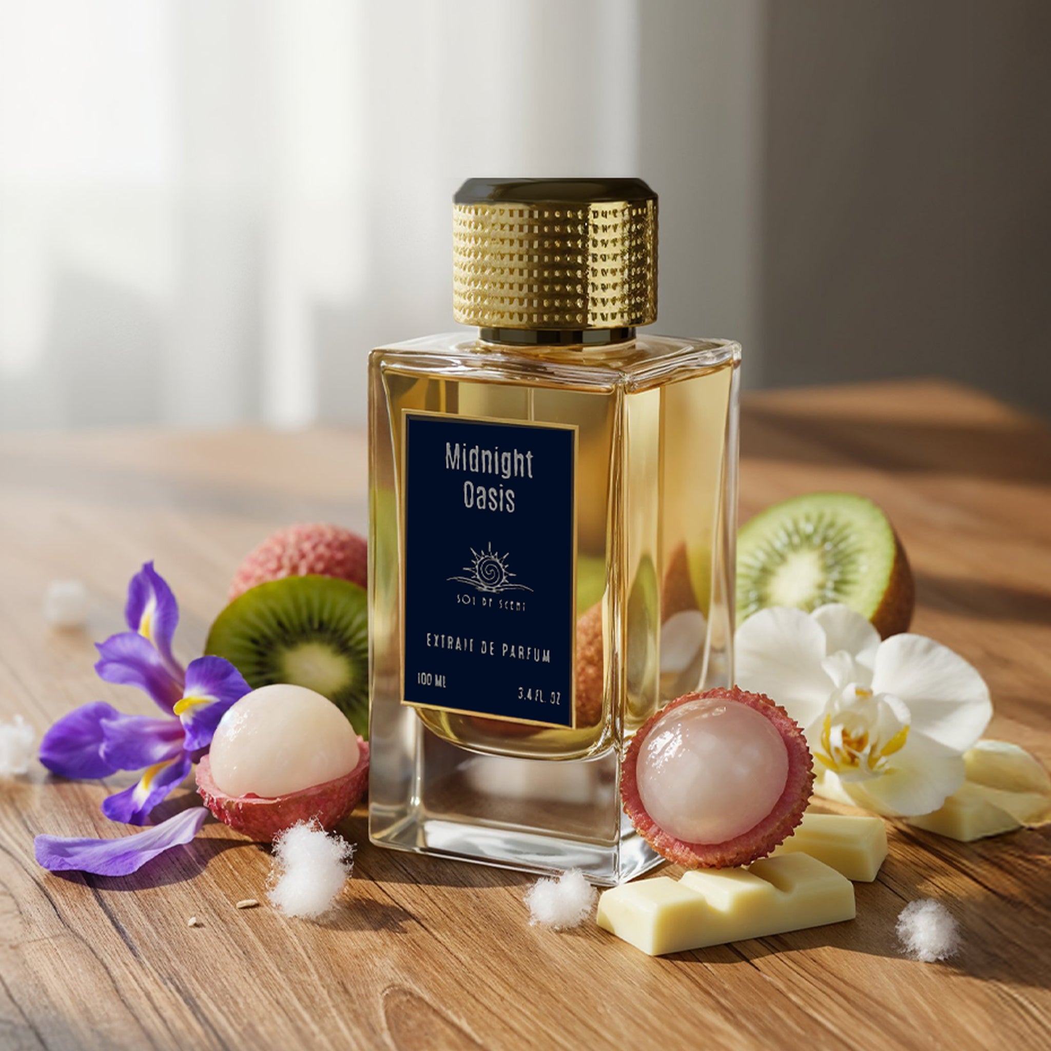Midnight Oasis | Best Sweet White Chocolate & Kiwi Perfume - Long
